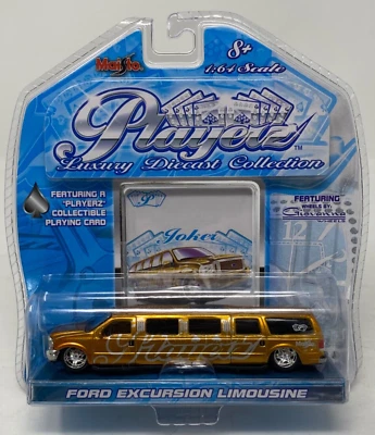 Limusinas Ford Excursion 2005 Maisto Playerz escala 1:64 naranja metálico sellado Foto 1 de 4