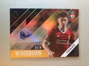 2017-18 Topps English Premier League Gold Autographs - Ben Woodburn (Liverpool)