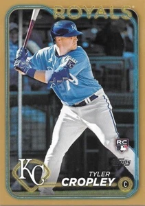 2024 Topps Series 2 TYLER CROPLEY RC GOLD Parallel #to/2024 -KC ROYALS- #612 - Picture 1 of 1