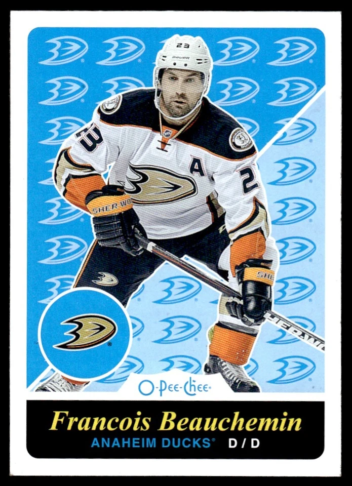 2015-16 O-Pee-Chee Retro Francois Beauchemin Anaheim Ducks #2 - Image 1 of 2