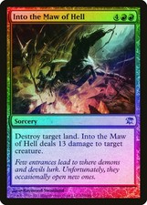 Into the Maw of Hell FOIL Innistrad NM Red Uncommon MAGIC MTG CARD ABUGames