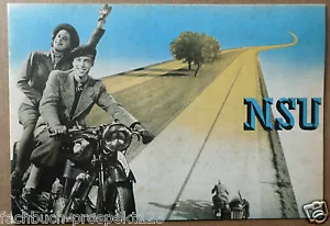 NSU PROSPEKT 1939 QUICK PONY 125 ZDB 601TS 601 OSL Motorrad Neckarsulm Sammler - Bild 1 von 4