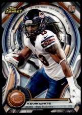 2015 Finest Atomic Refractor Rookie Die Cuts - Gold Kevin White Chicago Bears