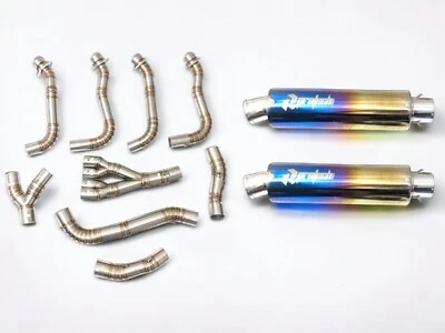 Exhaust Link Pipe Header Undertail Yamaha YZF R1 2004-2006 Motorcycle 51 mm — 第 1/2 张图片