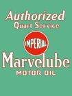 Imperial Marvelube Motor Oil Quart Service New Sign - 18x24" USA STEEL XL Size
