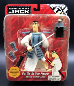 Samurai Jack BATTLE ARMOR JACK Cartoon Network / Equity 2001 boîte ouverte 6" - Photo 1/16
