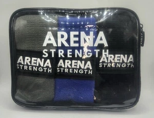 Arena Strength Workout Guide Fabric Resistance Exercise Bands & Zippered Bag - Picture 1 of 3