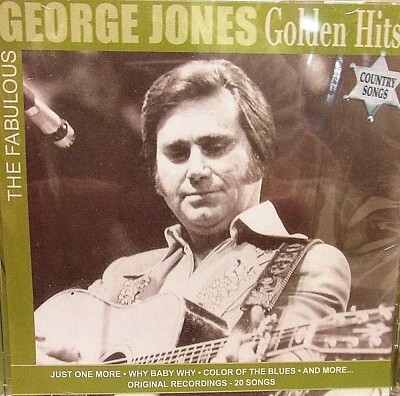 George Jones Golden Hits NEW! CD,20 Best of Hits ,Rare CD,Original Recordings  Foto 1 de 4