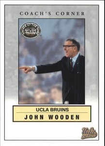2001 Greats of the Game Coach's Corner #CC14 John Wooden