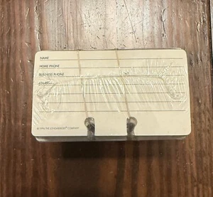 NEU Vintage Longaberger Adresskarten-Set VERSIEGELT 82163 1996 - Bild 1 von 5