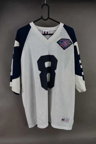 NFL Vintage 1994 75th Dallas Cowboys Troy Aikman 8 Jersey XL 50-52 Logo Athletic Cover