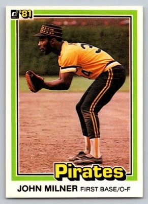 1981 Donruss - #377 John Milner - Image 1 of 2