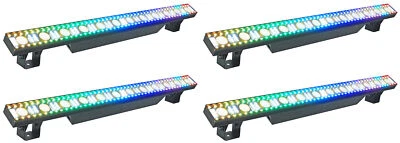 (4) Tiras de luz lineal de lavado/estroboscópico/ciego Rockville Pixel Hybrid Bar Foto 1 de 4