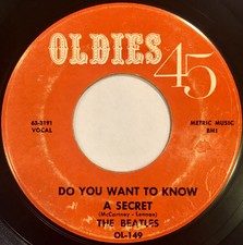 The Beatles - Do You Want To Know A Secret (7", Single, RE)
