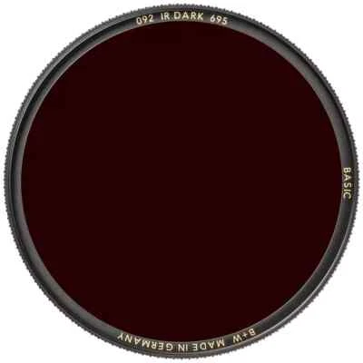 B + W 39mm Basic 092 Infrared Filter, Dark Red 695 #65-1102756 - Image 1 of 4