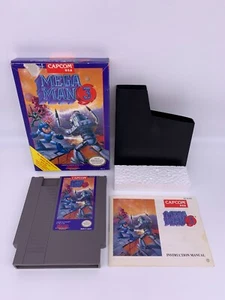 MEGA MAN 3 Nintendo Entertainment System NES CIB Complete Box Manual Authentic - Picture 1 of 14