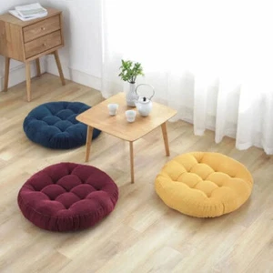 Round Cushions Meditation Large Floor Pillow Kids and Adults Stuffed Cushion - Picture 1 of 33