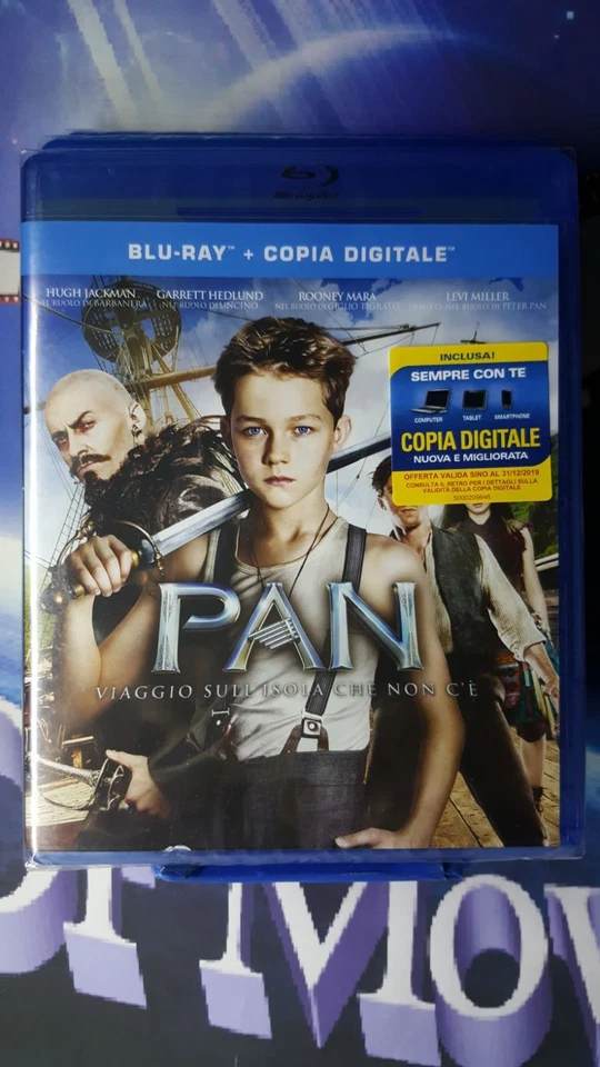 WARNER HOME VIDEO Pan - Viaggio Sull'Isola Che Non C'E' *BLU RAY*NUOVO