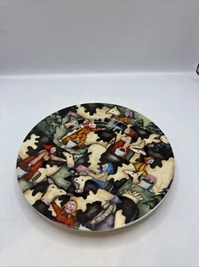 "Plato Gibson 12 días de Navidad, 8 criadas de ordeño 8,25""" - Imagen 1 de 2