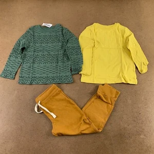 Old Navy Unisex Toddler Size 4T Long-Sleeve Tees Jersey-Knit Pant Set NWT *Flaw - Picture 1 of 12