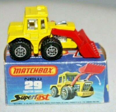 Pala de tractor SUPERRÁPIDA Matchbox #29 vintage, Lesney, caja original gran forma  Foto 1 de 4