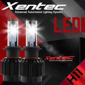 XENTEC LED HID Headlight kit 388W 38800LM H11 6000K for 2007-2009 Kia Amanti - Picture 1 of 11