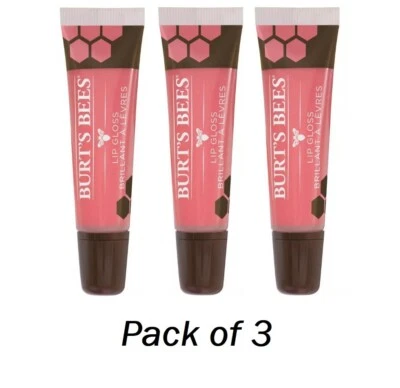 (Pack de 3) Brillo Labial y Brillo Labial Burt's Bees 100% Natural, Punch of Pink 02 Foto 1 de 4