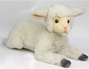 Juguete de peluche HANSA 4287 cordero 43 PEQUEÑO CORDERO PUESTA - Imagen 1 de 3
