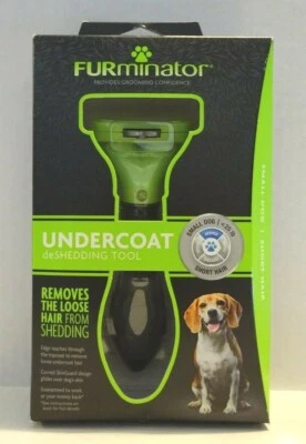 Herramienta de desprendimiento de capa inferior FURminator---Perro pequeño, pelo corto. Nuevo--Sellado Foto 1 de 2