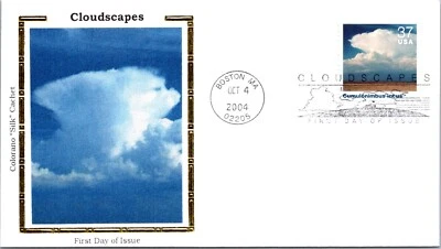 FDC 2004 SC #3878 Colorano Cachet, Cumulonimbus I - Boston MA  - Single - J3190 - Image 1 of 2