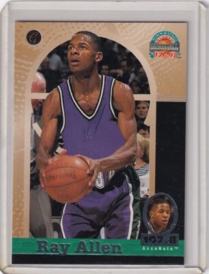 1997 Score Board Autographed Ray Allen #30 Milwaukee Bucks - Image 1 of 2