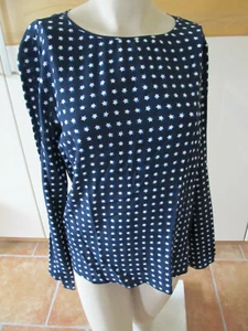 BRAX VAIDA BLUSENSHIRT SHIRT BLUSE Gr. 40 blau Sternenmotiv *NEU* 79,95€ - Bild 1 von 4