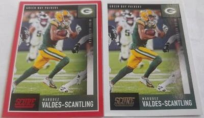 Marquez Valdes-Scantling PACKERS 2020 SCORE RED RETAIL FAT PACK ONLY & Base #226 - Image 1 of 4