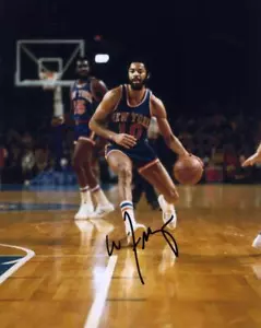Walt Clyde Frazier signed Autogramm 8x10 Foto - Legendärer New York Knicks Star - Bild 1 von 2