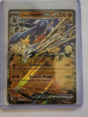 Cynthia's Garchomp ex 104/182 Sv10: Destined Rivals Holo - Image 1 of 2