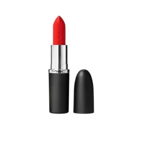 MAC Cximal Silky Matte Lipstick 607 Lady Danger Vivid Bright Coral Red NEW .12oz - Picture 1 of 6