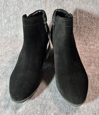 Nuevo sin caja Blondo Valli Impermeable Negro Gamuza Cremallera Botín Talla 7.5 Foto 1 de 4