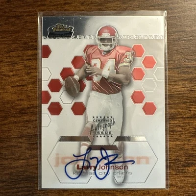 2003 Topps Finest - Rookie Larry Johnson #125 /999 (AU, RC) - Image 1 of 2