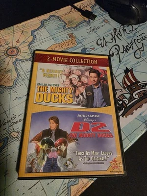 The Mighty Ducks/ D2  (2-Movie Collection DVD Set) 1Emilio Estevez FREE SHIPPING Foto 1 de 4
