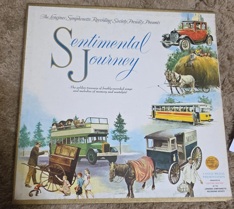 1263 Sentimental Journey Longines Symphonette Society; 7 LP Boxed Set; NM  - Image 1 of 4