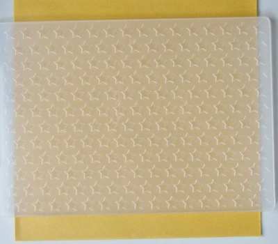 3D Präge-Schablone / 3D Embossing folder --- Sterne / Prägemappe - Bild 1 von 2