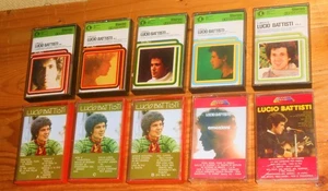 LUCIO BAPTISTI 10 ORIGINAL MUSIC CASSETTES - Picture 1 of 1