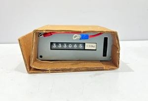 NEW Eaton Durant 6-Y-1-RMF-PM 100VAC 6-Digit Electric Counter 50/60Hz 7W - Picture 1 of 7