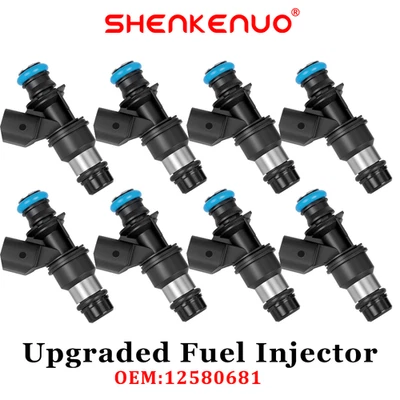 8 Fuel Injectors For 2007-2010 Chevrolet Silverado 2500 3500 HD 6.0L V8 12580681 - Image 1 of 4