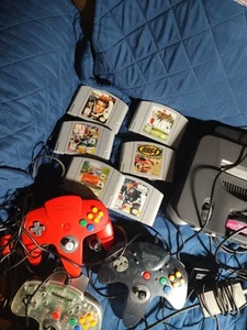 Consola Nintendo 64 N64 + 6 juegos + cables + 3 mandos *PROBADA* - Imagen 1 de 14