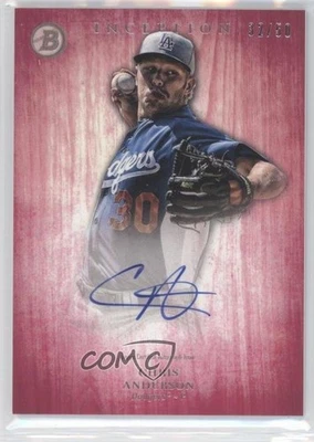 2014 Bowman Inception Prospect Auto Pink /50 Chris Anderson #PA-CA Auto - Image 1 of 2
