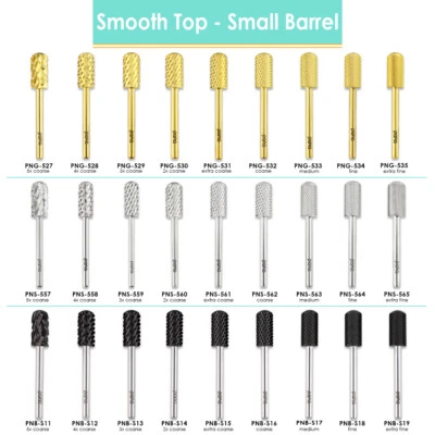 PANA 3/32" Shank Size -  Small or Large Barrel Smooth Round Top Nail Carbide Bit - Image 1 of 2