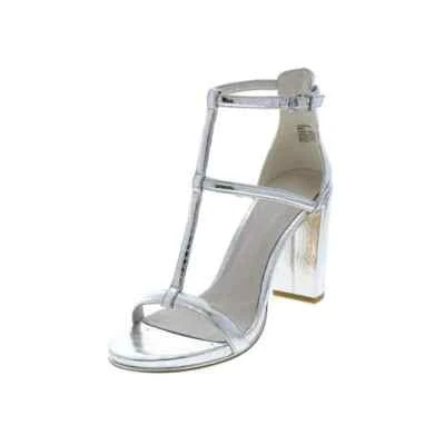 Kenneth Cole New York Women's Deandra Dress Sandals, Silver, Size 7.5M, NIB - Image 1 of 4
