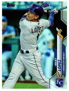 2020 Topps #3 Nicky Lopez Rainbow Foil MT-NRMT