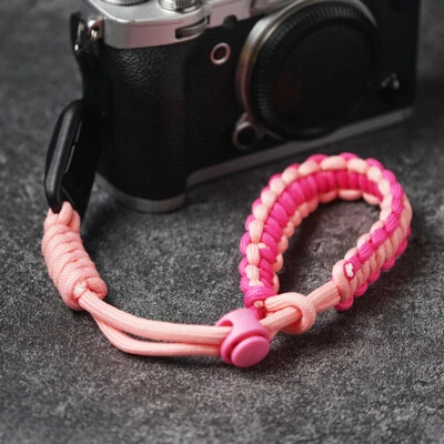 Handmade Woven Camera Hand Grip Adjustable Quick Release Wrist Straps Wristband - Image 1 of 4